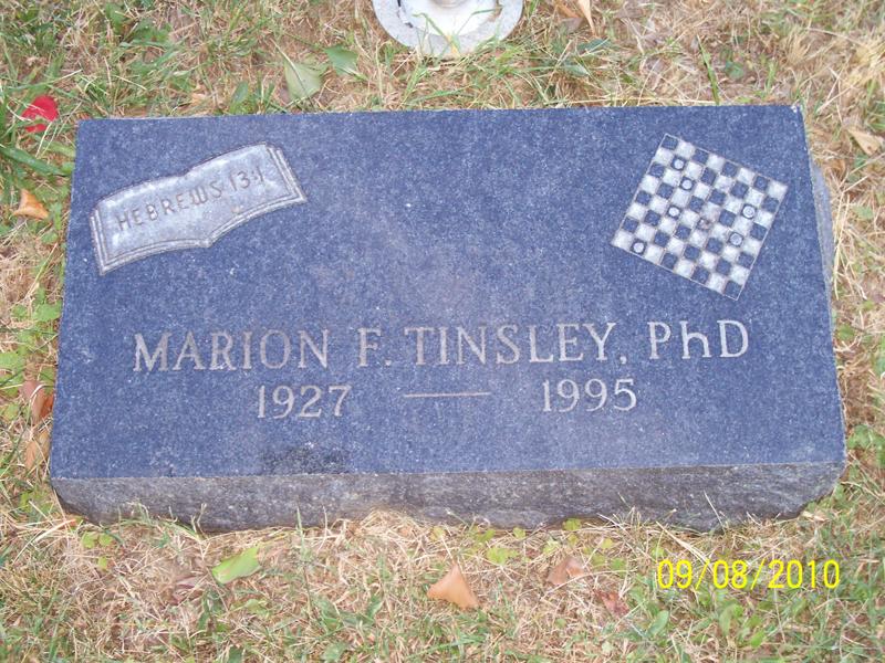 GM Marion F. Tinsley, Ph.D. Obituary (2/3/1927 4/3/1995)
